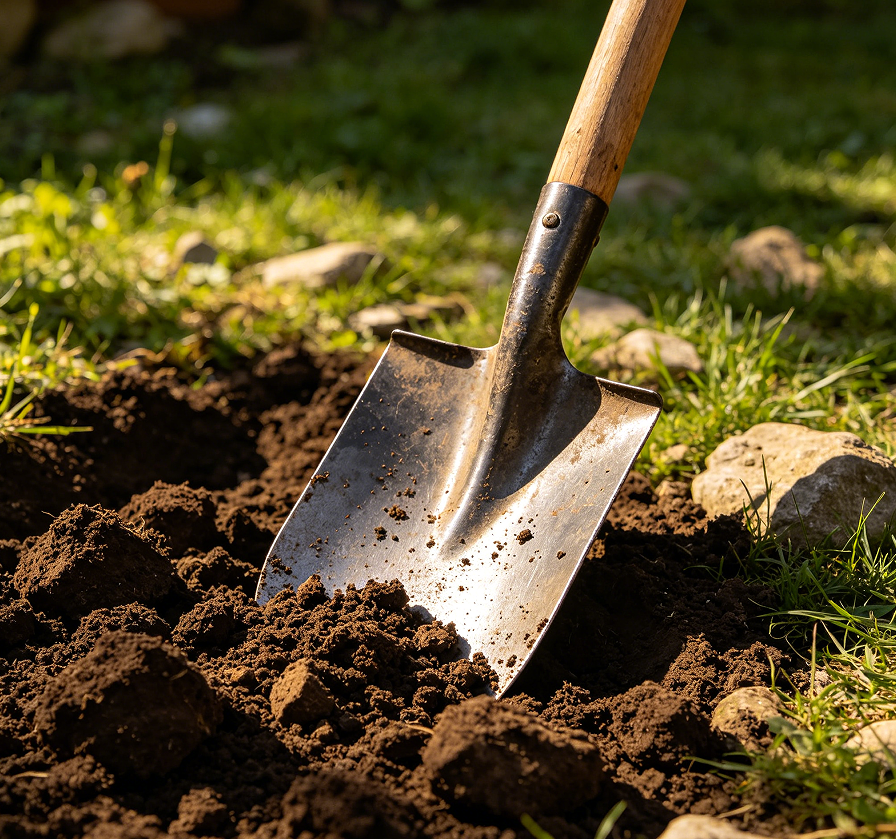 Heavy Duty Soil Digging Garden Spade